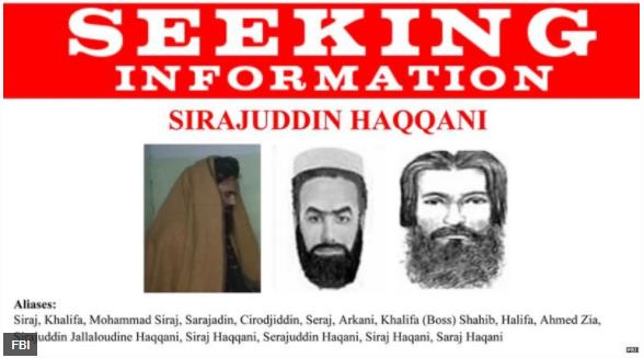 FBI poster on the Haqqni network