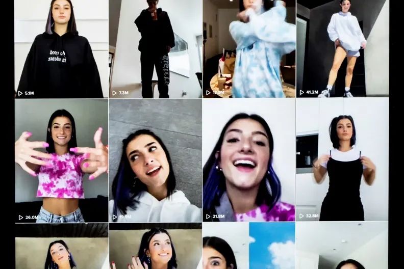 2019年，美国网红查莉·德阿梅里奥开始在TikTok上发布自己的舞蹈视频
